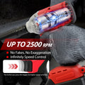 1000N.m Cordless Impact Wrench Brushless 20V 1/2 inch Power Tool Sets High Torque 2x1500MAh Batteries for - View 4 | SAMAG