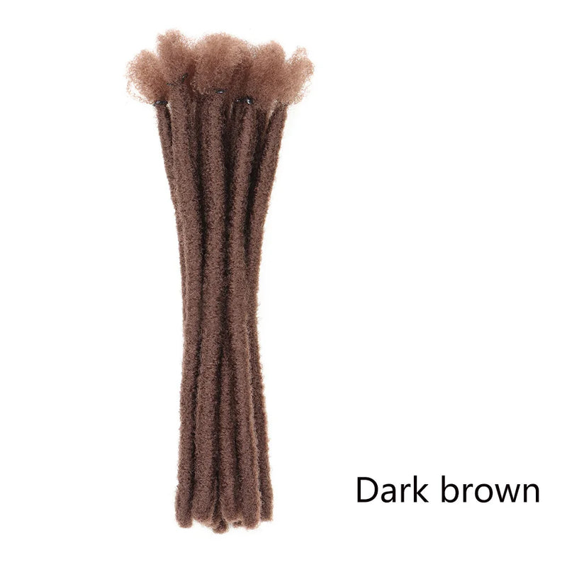 Dreadlocks Synthetic Extensions 8 Inch 10 Strands  Loc Dreads Extensions Crochet  Fashion Hip-hop  Style Natural Braiding Hair