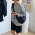 Fashion Summer Large Capacity Casual Nylon Women Shoulder Bag Simple Shopper Hobos Bag Youth Crossbody Shoulder Bag