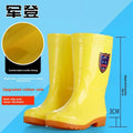 White Work Boots Waterproof Slip Resistant High And Medium Tube Food Hygiene Boots Rubber Shoes for Men Rain Boots