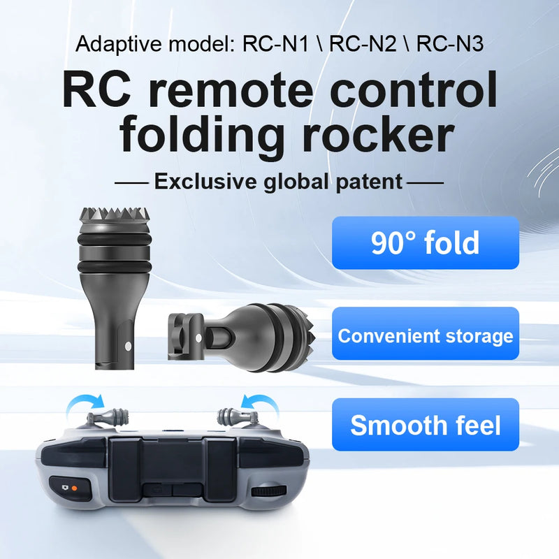 Remote Joystick for DJI Flip/Mavic 3 Pro/Neo2/Neo/Mini 5 Pro/4 Pro/Air 2S RC-N3/RC 2/RC Controller Thumb Rocker Drone Accessory
