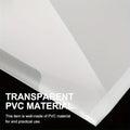 A5 Folder Bag 10Pcs Transparent Plastic Water Resistant File Holder File Paper Office Supplies Documents Sheet Protectors