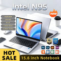 New 15.6 Inch N95 Intel 2026 Laptop 32GB DDR4 2TB NVMe SSD 7500mAh Portable Backlit Keyboard Fingerprint Gaming Notebook Pro