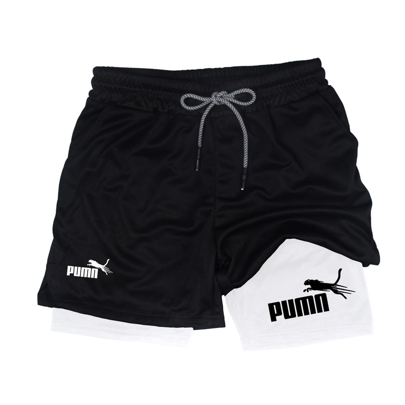 Summer Breathable Two-in-one Double-layer Shorts Men's | SAMAG