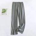 Men's Stylish Summer Pajama Pants, Thin Home Pants, Loose Breathable Air-Conditioned Pants with Elastic Waist