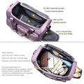 UNIXINU Carry On Travel Bag Large Capacity Weekender Overnight Duffle Bags with Shoe Compartment Sports Fitness Bags for Women