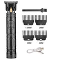 T9 Vintage Men's Electric Hair Clipper Beard Trimmer/Rechargeable Hair Cutting Machine With Nose Hair Trimmer Kit Boyfriend Gift