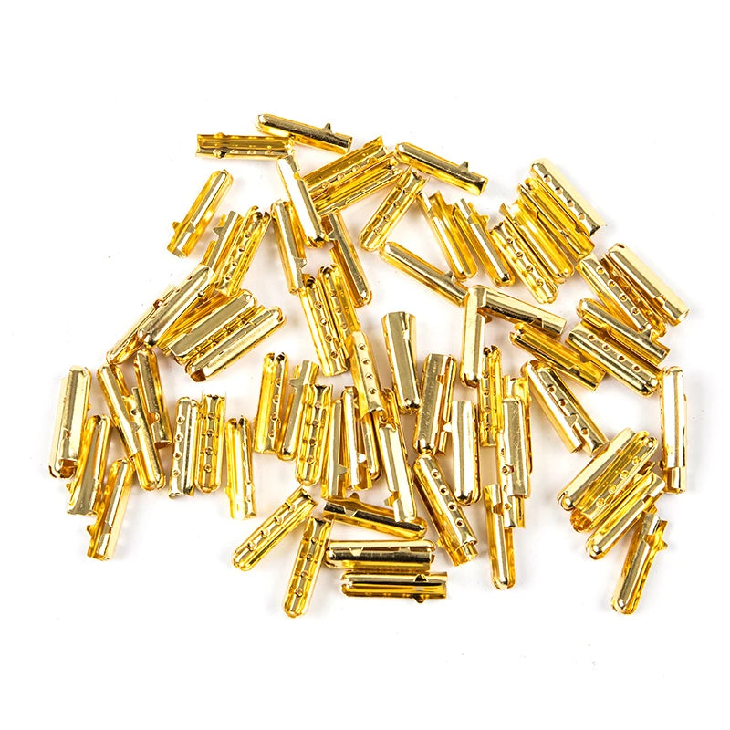 10/50Pcs Shoelace Head  DIY Shoelaces Repair Shoe Lace Tips Rope Head Clip.