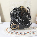 30/50/100Pcs Women Girl Mixed Colors Hair Bands Basic Hair Ties Elastic Headband Hair Scrunchies Accessories Ponytail Holder