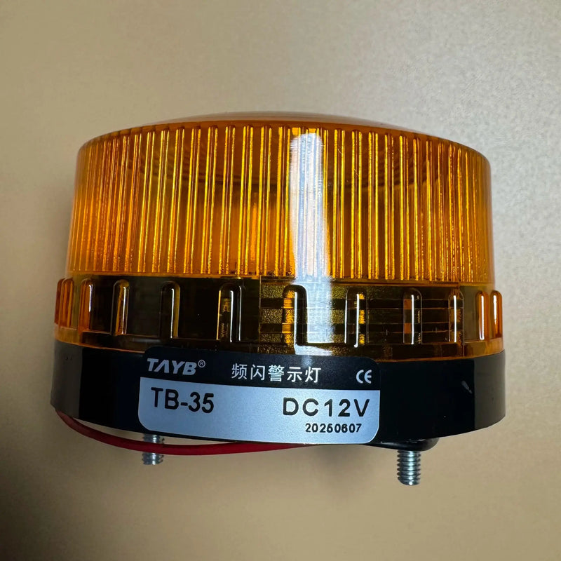 Zusen TB35-Y 12v 24v 110v 220v Yellow Security Alarm Strobe Signal Warning Light LED Lamp Small Flashing Light
