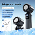 MIJIA Electric Fan Refrigeration Handheld Portable Desktop Outdoor Digital Display High-speed Folding Neck Hanging Fan NEW