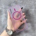 Fashion Translucent Frosted PC Magnetic Charging Phone Cover For Honor Magic8 8Pro 8Lite X70 X9D 5G Shockproof Protect Slim Case