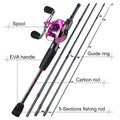 Sougayilang Fishing Rods and Reels 5 Section Carbon - View 2 | SAMAG