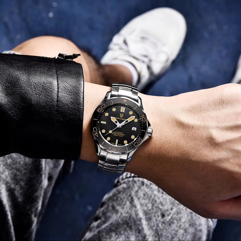 PAGANI DESIGN Men's Mechanical Watches Luxury Automatic Watch For Men Luminous Diving Steel Watch Japan NH35 Wristwatch 2023 New