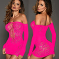 lingerie sexy hot erotic hot Babydoll Sexy  Lace HotErotic Langerie Plus Size Underwear Chemise Long sleeve intimates DRESS W358