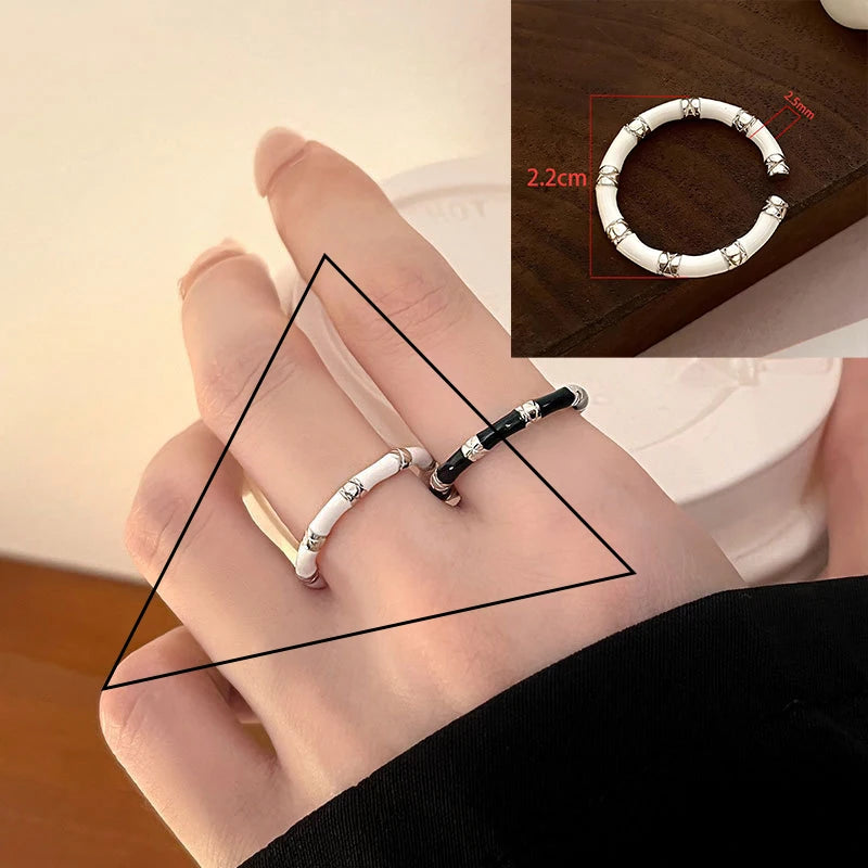 VENTFILLE 925 Sterling Silver Bow Tie Open Finger Ring For Women Gift Cute Design Fashion Jewelry Gift Wholesale