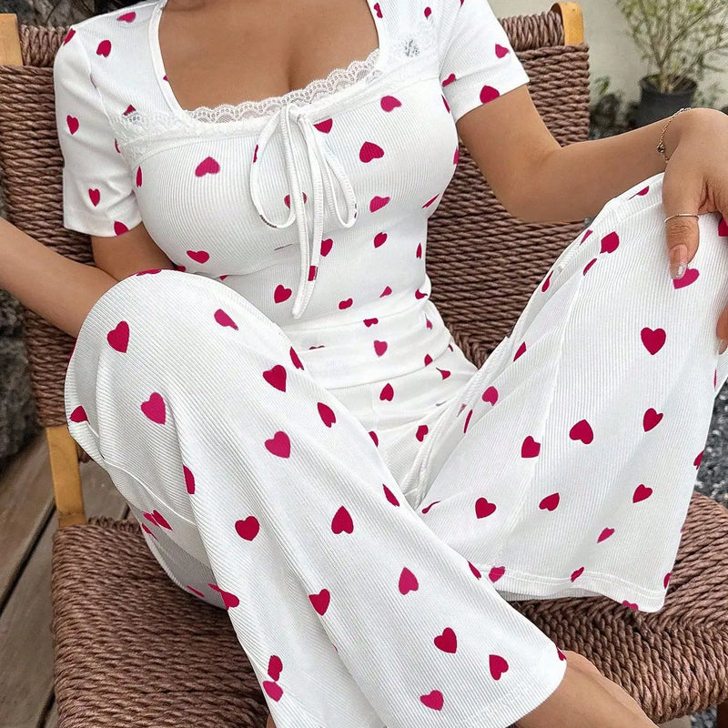 Women's Pajamas Set Home Suit Sexy Shopping Pjs Woman | SAMAG