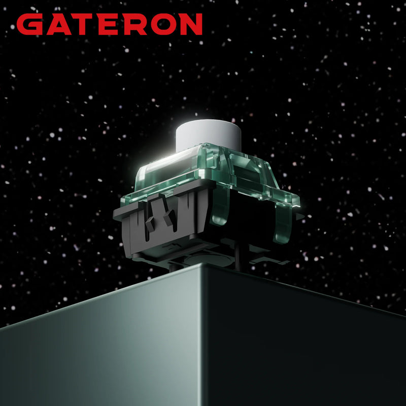 GATERON Magnetic Jade Gaming, Attraction, Silent Switch, Freely Setting, HE Hall Sensor HIFI Sound for Magnetic Keyboard Gaming