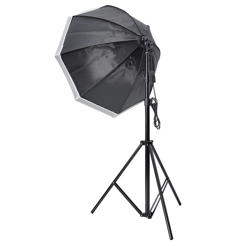 70cm Octagon Softbox Photography Lighting soft box With Tripod  Photo Studio Accessories Various Of Bulb