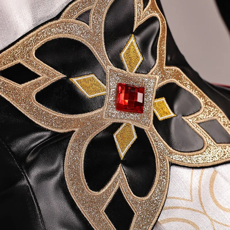 Game Genshin Impact Sandrone Cosplay Costume Uniform Accessories Outfit Wig for Women Halloween Anime Party Carnival Suit