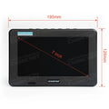 LEADSTAR D7 Portable TV DVB-T2 ATSC ISDB-T tdt DTT 7 inch Digital Analog mini small Car TV Television Support TF MP4 H.265 AC3