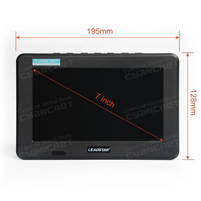 LEADSTAR D7 Portable TV DVB-T2 ATSC ISDB-T tdt DTT 7 inch Digital Analog mini small Car TV Television Support TF MP4 H.265 AC3