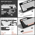 KBDiy GMK Blue Samurai Keycap Cherry Profile Double Shot PBT ISO Keycaps For Gamer Mechanical Keyboard Kit Gaming Point Key Cap