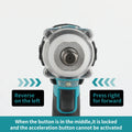 Makita DTW300 Tool Set Brushless Power Large Cordless Wrench 330Nm Torque Wind Cannon Remove Tire Lithium - View 5 | SAMAG