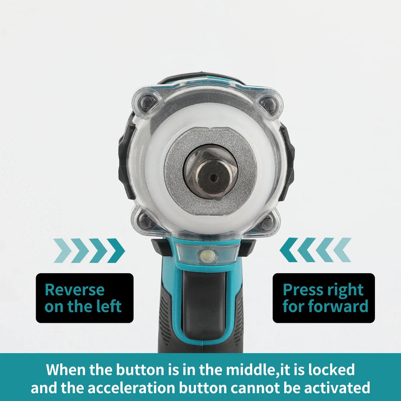 Makita DTW300 Tool Set Brushless Power Large Cordless Wrench 330Nm Torque Wind Cannon Remove Tire Lithium - View 5 | SAMAG
