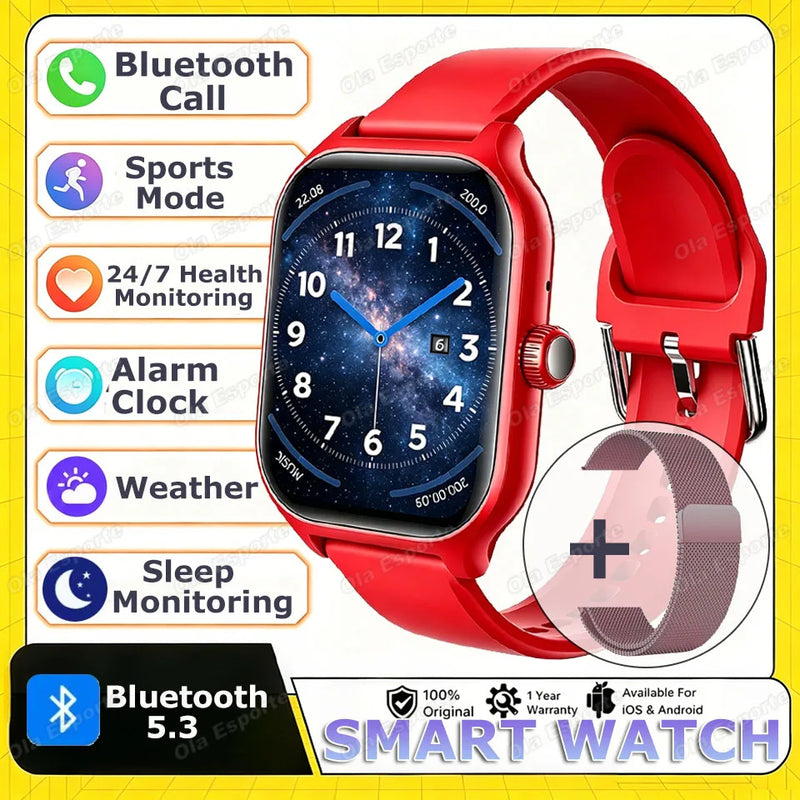 Outdoor Military GPS Smart Watch Men Waterproof Multiple Sport Mode Fitness HD Bluetooth Call Smartwatch Men Women Bracelet 2026