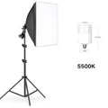 SH 50x70CM Photography Softbox Lighting Kits Professional Continuous Light System Equipment For Photo Studio
