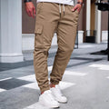 50%HOT2026 New Men's Casual Jogging Pants Solid Color Pocket Sports Trousers Street Hip Halen - View 2 | SAMAG