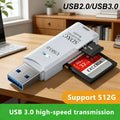 2 in 1 SD TF Card Memory Card Reader USB 3.0 /USB 2.0 Card Reader High Speed Smart Card reader Adapter For PC Laptop Accessories