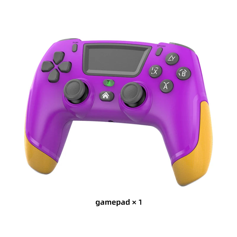 BT Gaming Gamepad with Six Axis Gyroscope For PS4 PS3 Wired Controller For Switch Oled Android Mobile Dual Vibration Joystick
