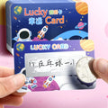 50 Pcs PVC Scratch Off Labels Sticker for Party Activity Favors Kid's Stationery Sticker