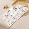 Gauze six-layer small towel pure cotton Class A baby gauze face towel burp towel seersucker bath towel saliva towel
