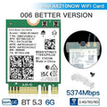 Dual Band AX210 Bluetooth 5.3 Wireless AX210NGW 2.4Gbps 802.11AX Wi - Fi 6 AX200 For Intel M.2 WiFi Card - Visuel 7 | SAMAG