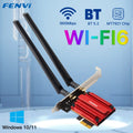 Fenvi WiFi 6 Pcie Wireless Adapter AX1800 Dual Band 5Ghz/2.4Ghz for Bluetooth 5.2 WiFi6 Network Card Desktop PC For | SAMAG