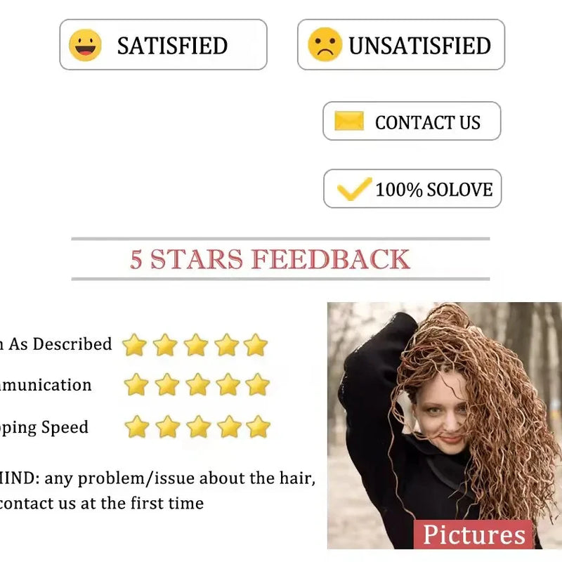 Synthetic Curly Deep Wave Bulk hair For Braiding 20inch No Weft Deep Wave For Braiding Micro Faux Braiding Hair for Boho Braids