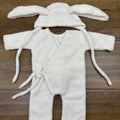 0-12 Months Baby Bunny  Rabbit Outfit Newborn Photography Props  Jumpers Baby Photo Shoot Clothing