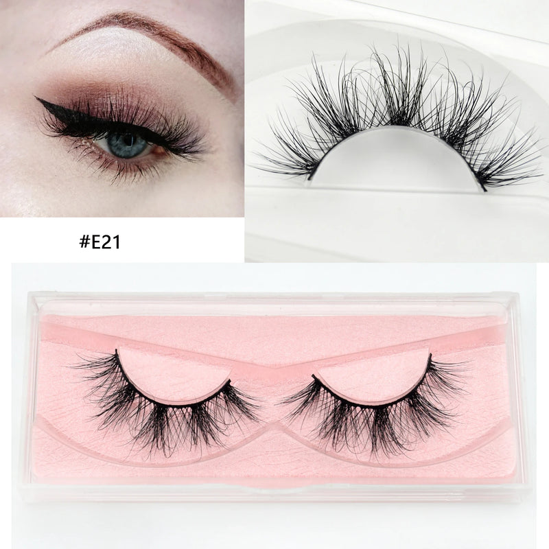 Visofree Mink Lashes 3D Mink Eyelashes 100% Cruelty free Lashes Handmade Reusable Natural Eyelashes Popular False Lashes Makeup