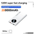Lenovo 200000mAh Power Bank 120W PD Super Fast Charging Portable Power Bank Large Capacity External Battery With Digital Display