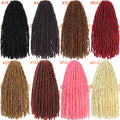 1- 8 Packs Butterfly Faux Locks Crochet Hair Boho Soft Locs Braiding Hair Distressed Pre Looped Synthetic Butterfly Locs Twists
