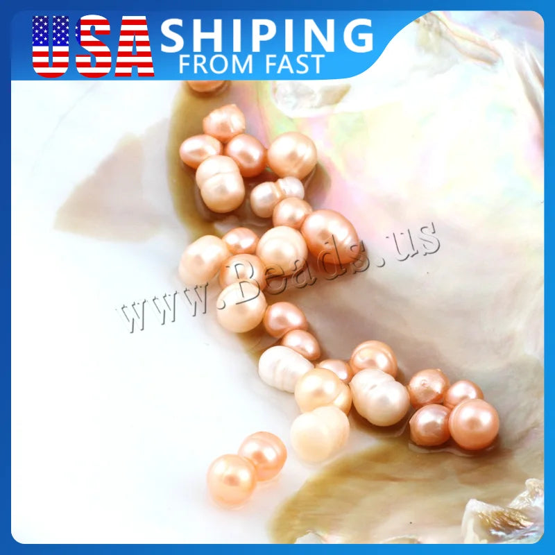 Freshwater Cultured Pearl About 20 - 25 Beads 5 - 7mm Love Wish Oyster Jewelry DIY Accessories Special - Visuel 2 | SAMAG