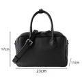 2026 Litchi Texture Ladies Handbag Large Capacity PU Leather Boston Toast Bag Bright Color Waterproof Shoulder Bags for Women