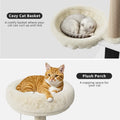 Garvee Large Cat Tree and Tower for Indoor Cats With Hidden Washroom Cabinet,Post,Perch&Brush Spacious Hammock Padded Perches and Condos Cat Toys
