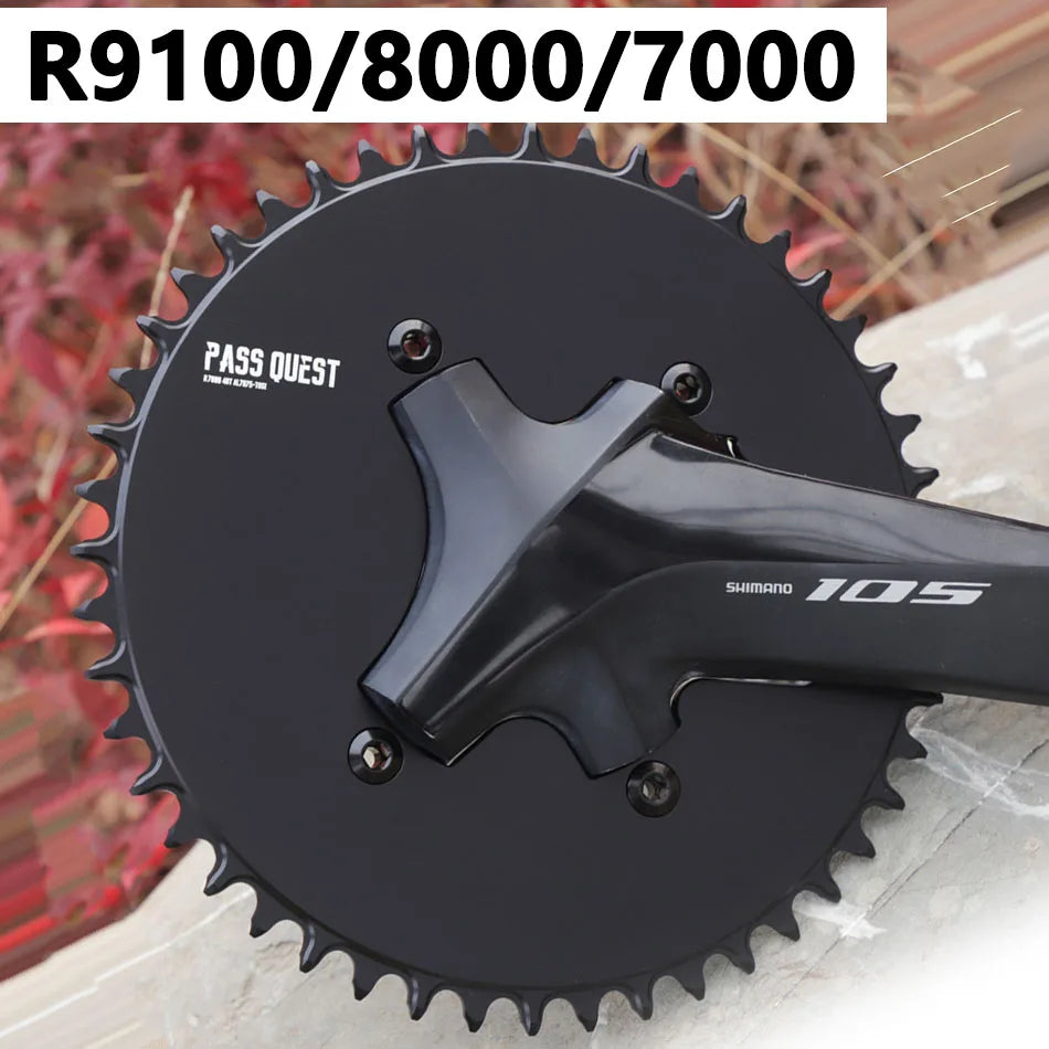 PASS QUEST 110 bcd chainring for Shimano dura ace R9100 ULTEGRA r8000 105 r7000 Narrow Wide 54T dishe single road bike plate