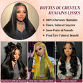 100% Raw Human Hair Weave Extensions 30 32 Inch Bone Straight Vietnamese Hair Bundles 16A Double Drawn Natural Black Color 3 4 Pcs Remy Hair Bundle For Women