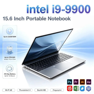 Intel Core i9 9900 15.6 Inch Slim Ultra Laptop 8C 16T | SAMAG