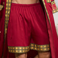 Men's Long Robe Pajamas Set Baroque Style Bathrobe Kimono Shorts Pijamas Spring Summer Sleepwear Home Clothes Satin Loungewear